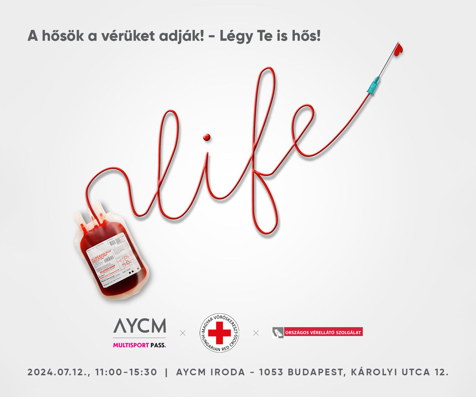 Véradás az AYCM irodában